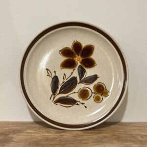 Small Vintage Tamaka Stonewear Plate from Japan